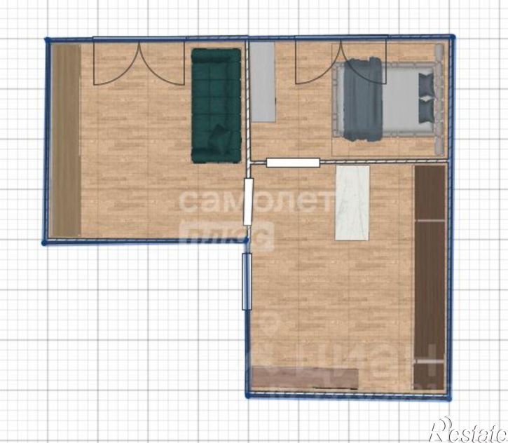 2-комн квартира ул Промышленная, 13,  д. 13