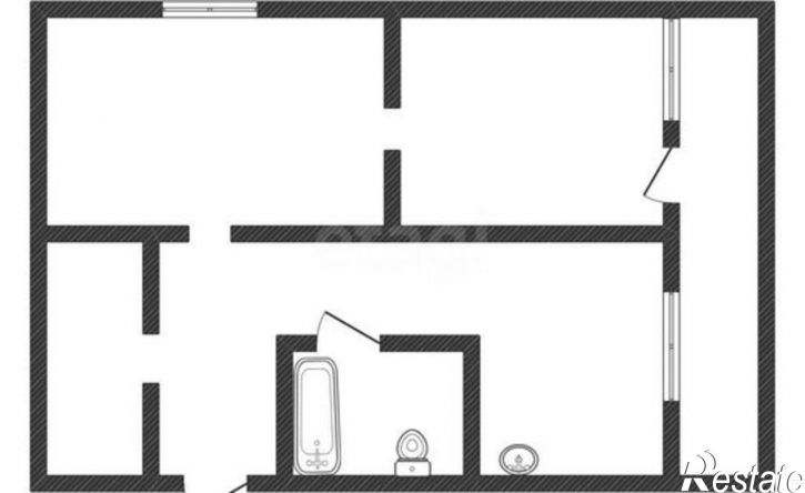2-комн квартира Прямой пер, 25,  д. 25