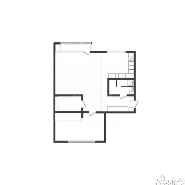 2-комн квартира ул Ленинградская, 111,  д. 111