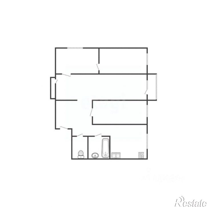 4-комн квартира ул Ленинградская, 39,  д. 39