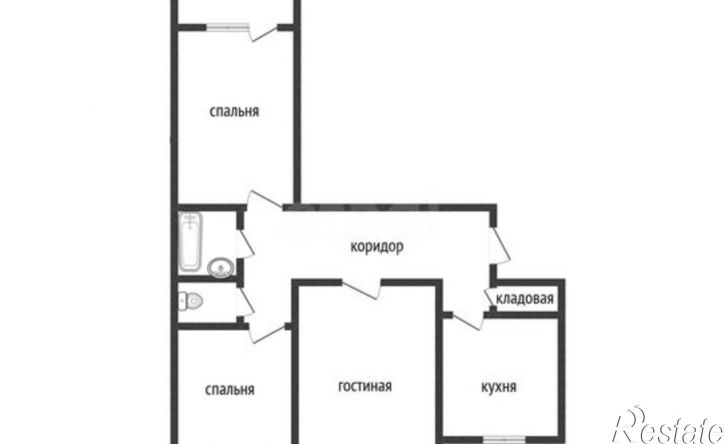 3-комн квартира пер Николая Гастелло, 6,  д. 6