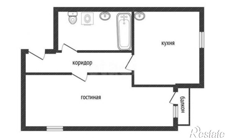 1-комн квартира ул Ленинградская, 38,  д. 38