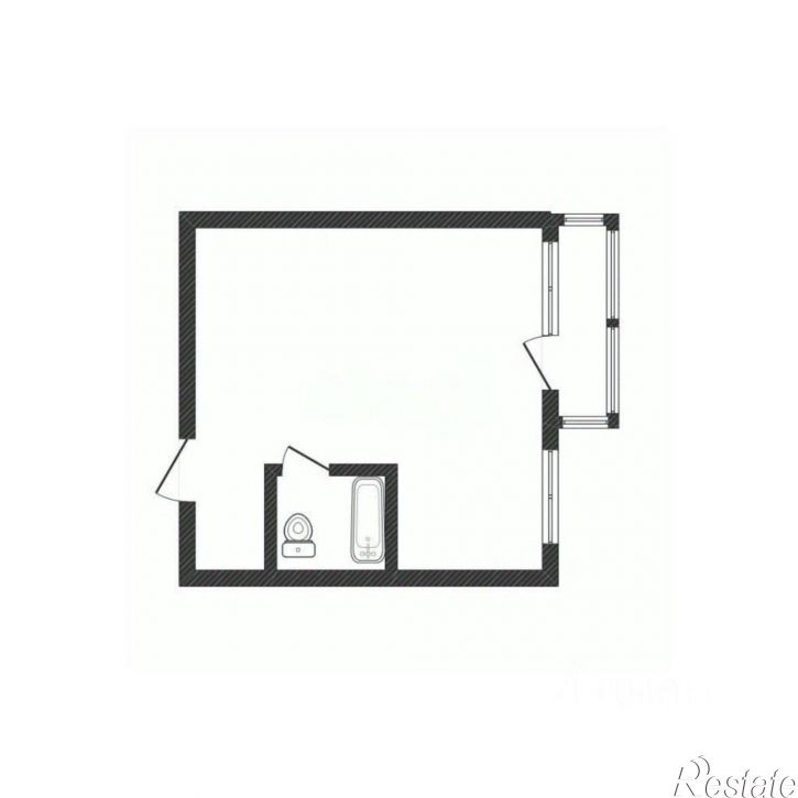 1-комн квартира ул Петра Мерлина, 18,  д. 18