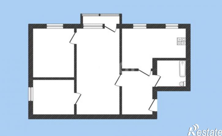 3-комн квартира ул Ильи Мухачева, 115,  д. 115