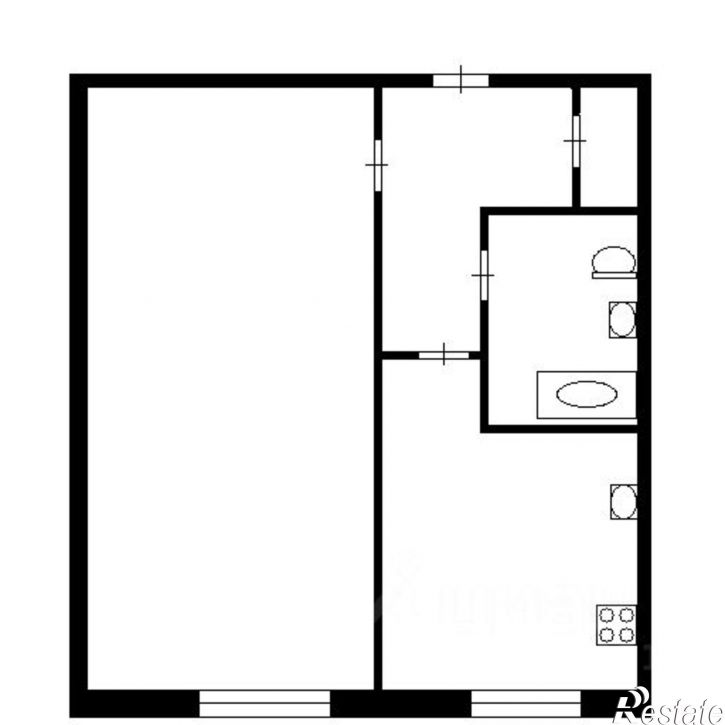 1-комн квартира ул Декабристов, 6,  д. 6