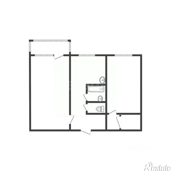 2-комн квартира ул Ленинградская, 37/1,  д. 37/1