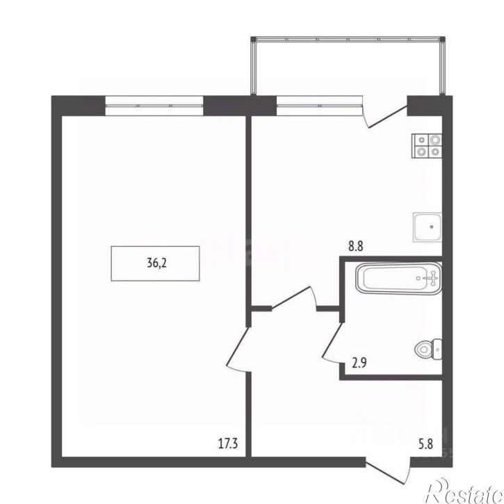1-комн квартира Дружный пер, 13,  д. 13