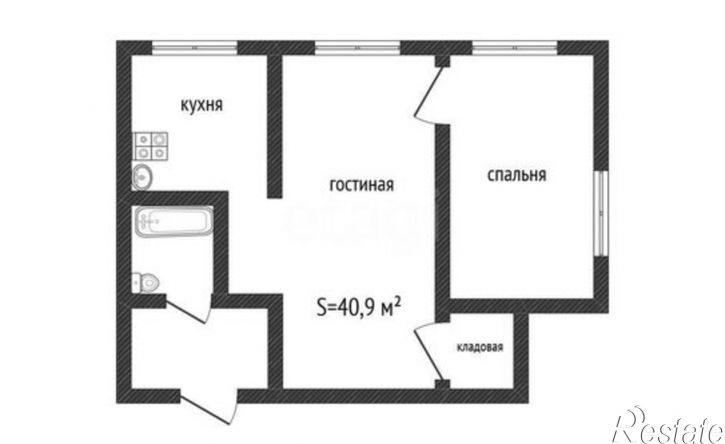 2-комн квартира ул Михаила Митрофанова, 33,  д. 33