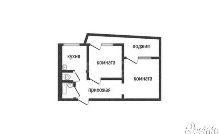 2-комн квартира улица Емельяна Пугачёва, 2/1,  д. 2/1