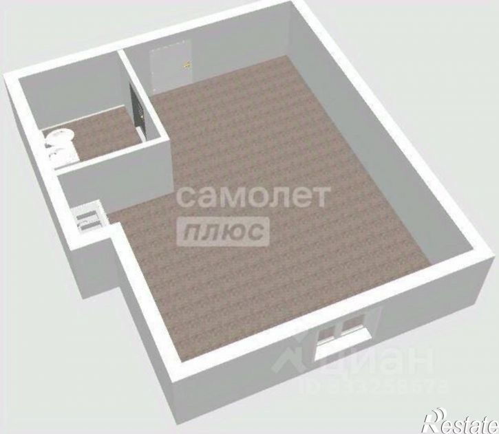 1-комн квартира ул Приобская, 7,  д. 7