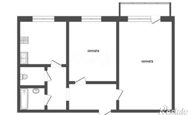2-комн квартира улица Машиностроителей, 29,  д. 29
