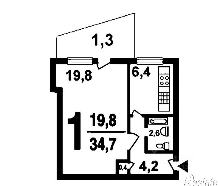 1-комн квартира улица Льнокомбинат, 17/2,  д. 17/2