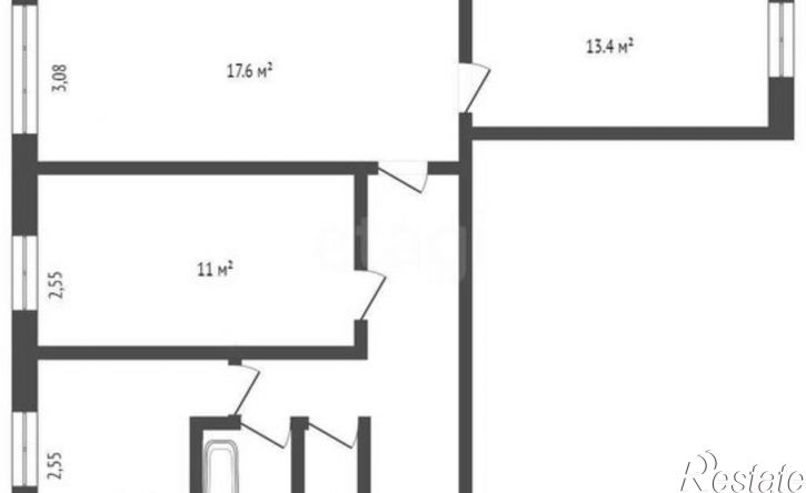 3-комн квартира ул Петра Мерлина, 21,  д. 21