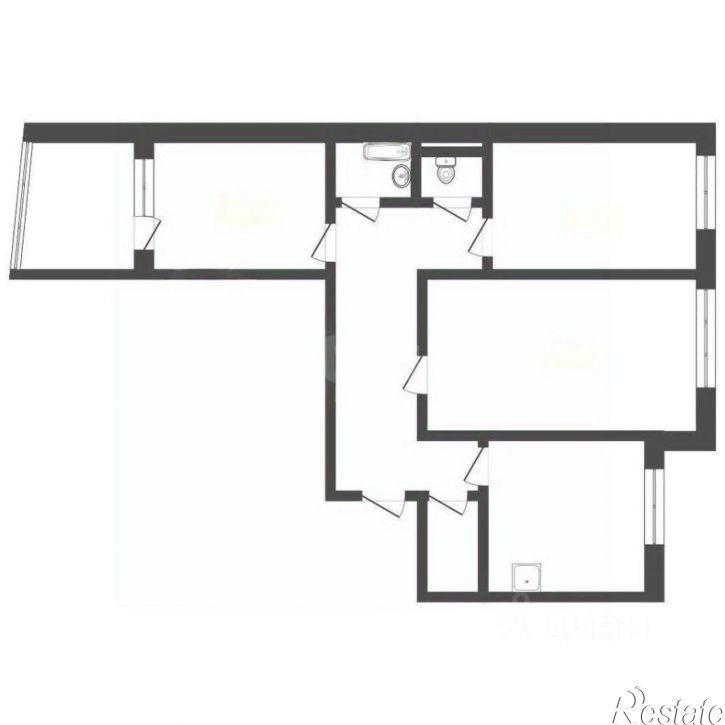 3-комн квартира Коммунарский переулок, 31,  д. 31