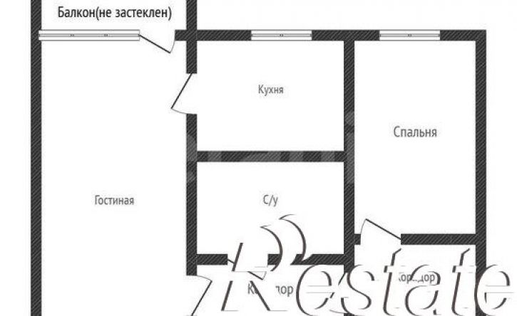 2-комн квартира Ленинградская улица, 41/2,  д. 41/2