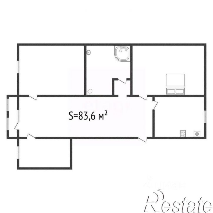 3-комн квартира улица Виктора Петрова, 35,  д. 35