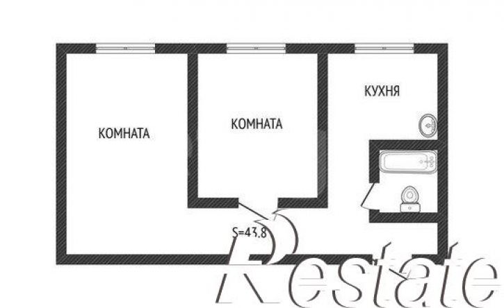 2-комн квартира Ударная улица, 29,  д. 29