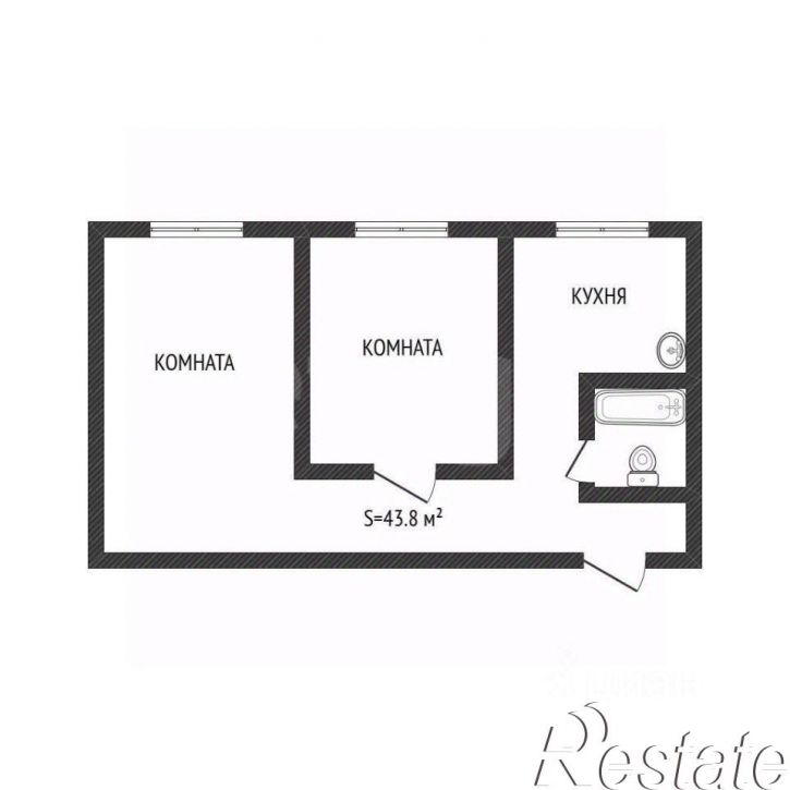 2-комн квартира Ударная улица, 29,  д. 29