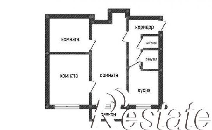 3-комн квартира улица Льнокомбинат, 83,  д. 83