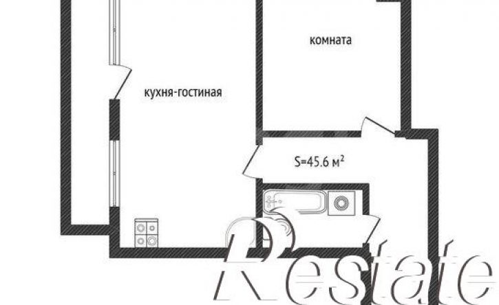 1-комн квартира Социалистическая улица, 26,  д. 26