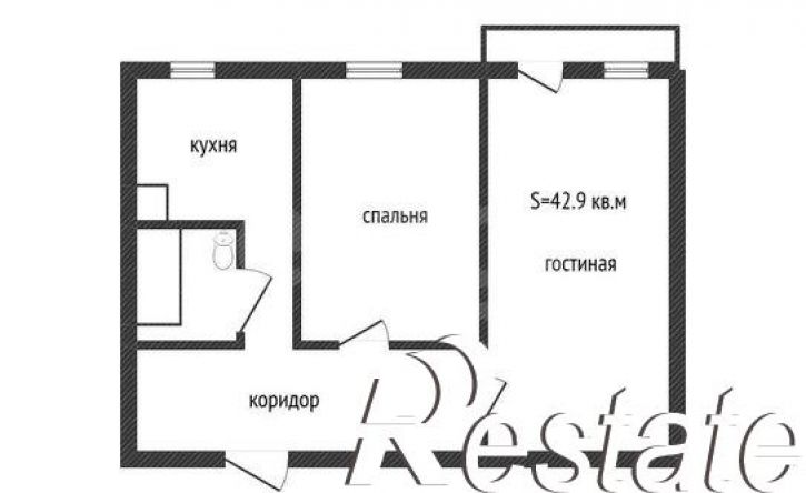 2-комн квартира Красноармейская улица, 73,  д. 73