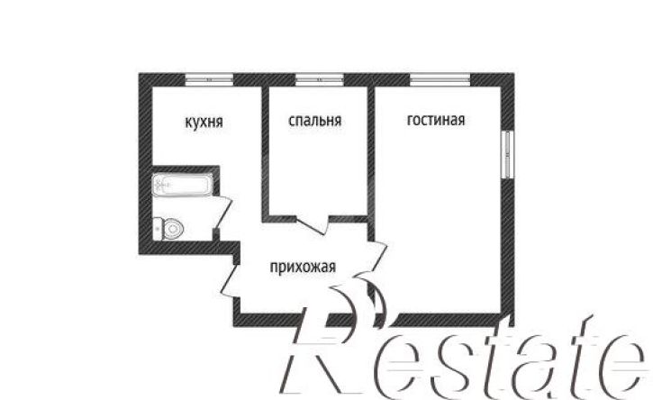2-комн квартира улица Васильева, 53,  д. 53