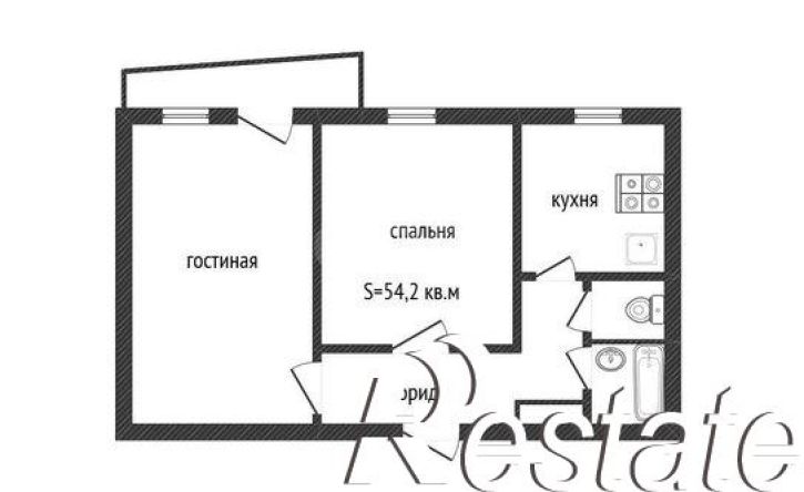 2-комн квартира Коммунарский переулок, 16/1,  д. 16/1